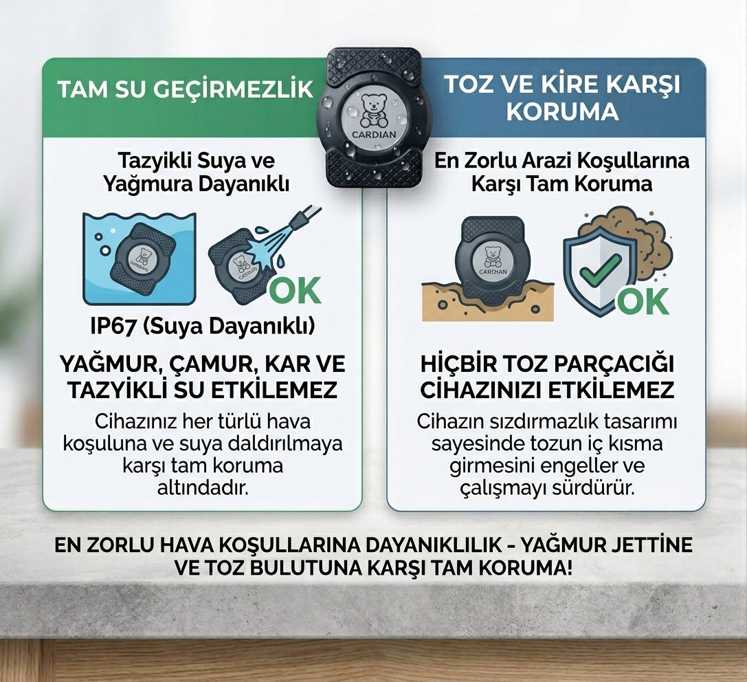 CARDİAN MIKNATISLI İOS ANDROİD UYUMLU TAKİP CİHAZI